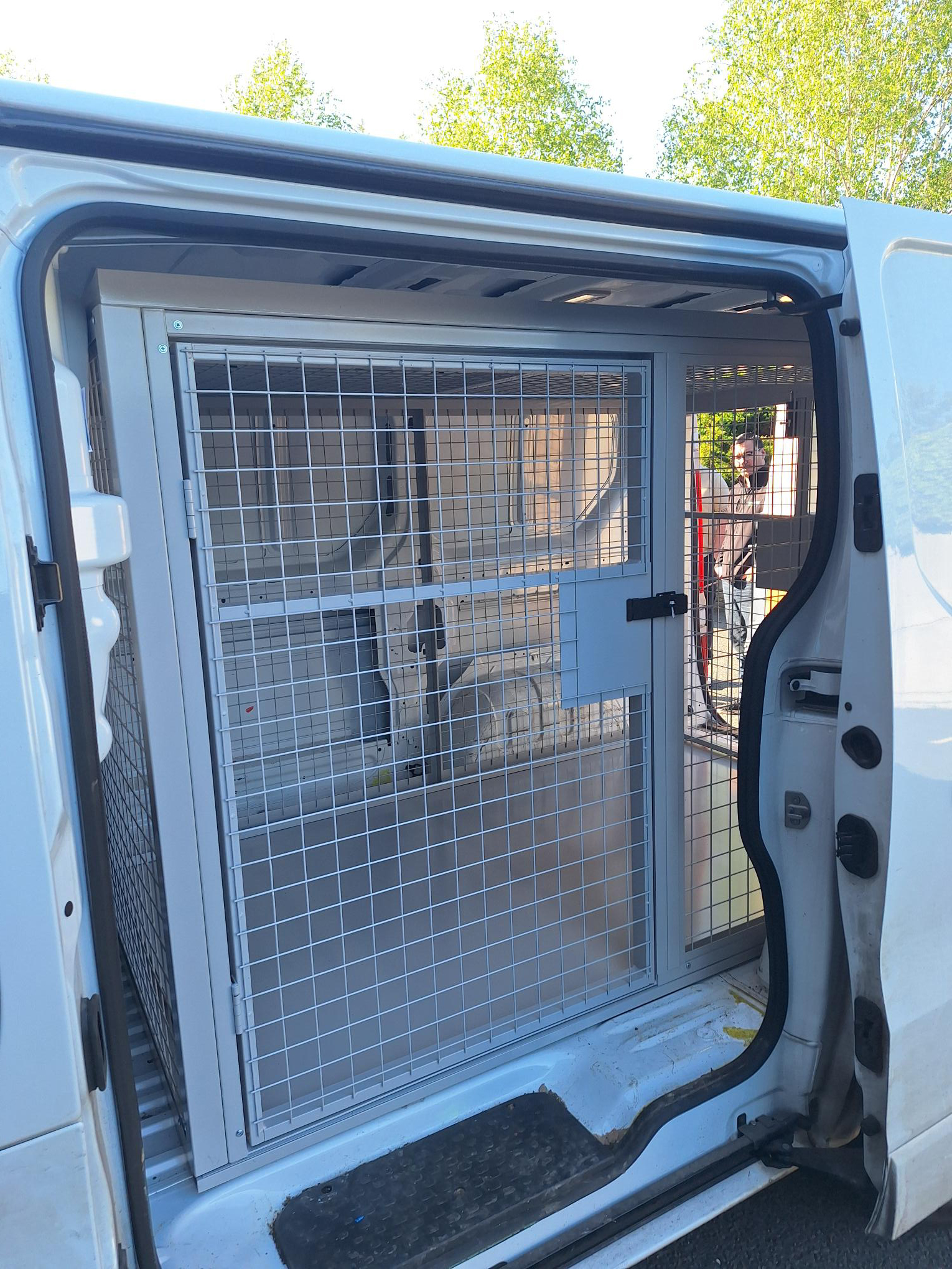 Van Vault sliding door panel